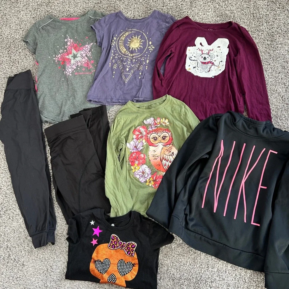 Kids Girls Clothing‎ Bundle Tops Pants Nike American Girl Justice Halloween